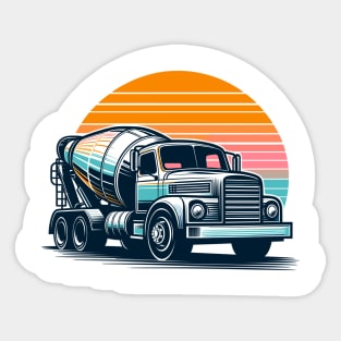 Concrete Mixer Truck Sticker